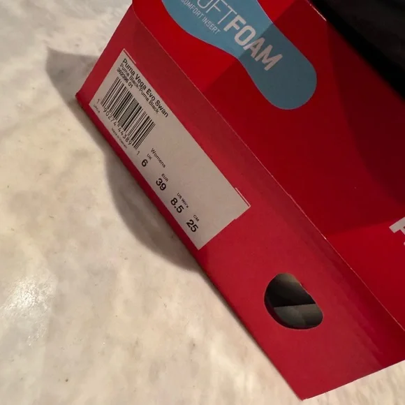 Puma Black and Pink SoftFoam Sneakers - Picture 8 of 8